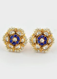 Weight- 11.20 Grams Approx Material- 925 Silver Gold Plating Kundan Flower Stud Traditional Indian Stud Earrings Handmade Kundan Earrings Designer Ethnic Bridal Kundan Jewelry Punjabi Kundan Earrings Kundan flower stud earrings mother day gift Indian wedding earrings. You won't regret investing in this timeless pair of kundan earrings. Inspired from traditional polki jewellery but set in a contemporary arrangement. Indian Earring, Indian Wedding Earrings All of our pieces are strong and durable and made with care. Elegant Ceremonial Earrings With Motifs, Handmade Traditional Pearl Earrings For Anniversary, Traditional Pearl Earrings For Pierced Ears For Anniversary, Traditional Hallmarked Pearl Earrings For Anniversary, Traditional White Pearl Earrings For Gift, Handmade Ceremonial Earrings For Diwali, White Ceremonial Earrings With Intricate Design, Traditional Round Pearl Earrings For Celebration, White Kundan Ceremonial Earrings