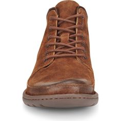 Nigel Boot | Born Shoes Fall Suede Lace-up Boots With Plain Toe, Fall Desert Boots With Plain Toe For Outdoor, Rugged Suede Lace-up Boots With Moc Toe, Rugged Suede Lace-up Boots For Fall, Fall Suede Chukka Boots With Vibram Sole, Suede Lace-up Boots For Outdoor Activities, Leather Hiking Boots For Fall Outdoor Activities, Rugged Suede Lace-up Boots With Vibram Sole, Brown Oiled Leather Waterproof Boots For Fall