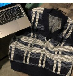 V-Neck Retro Plaid Striped Sleeveless Vest Sweater – Tomscloth Blue Sleeveless Winter Top, Blue Sleeveless Top For Winter, Casual Blue Winter Tank Top, Casual Plaid Sleeveless Vest, Casual Blue Tank Top For Winter, Casual Plaid Vest Top, Plaid Sweater Vest, Sweat Vest, Vest Sweater