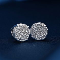 Detials: Material: 14K Gold/White Gold plating over .925 Sterling Silver base. Stone: VVS Moissanite Mini Earrings, Jewelry Quotes, Photo Pendant, Small Earrings Studs, Large Earrings, Micro Pave, Chain Pendants, Diamond Studs, Gold Plating