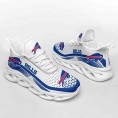 Buffalo Bills Max Soul Sneakers  Sports Shoes  Shoes For Men And Women Wh101 Lightweight construction with breathable mesh fabric provides a comfortable and flawless fit. Sneakers Art, Sneaker Art, Buffalo Bills, Running Sneakers, Shoes For Men, Dinosaur Print, Shoes Shoes, Unisex Style, Sports Shoes