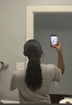 Slick Back Ponytail Curly Hair, Hair Inspo Ponytail, Biracial Hair Styles, Slick Back Ponytail Natural Hair, Slick Back Curly Hairstyles, Slick Back Curly Hair, Curly Slick Back, Slick Back Ponytail, Blonde Instagram