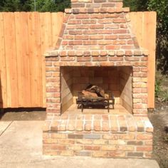 Mason-Lite Fireplace Outdoor Brick Fireplace, Outdoor Fireplace Brick, Rustic Outdoor Fireplaces, Outdoor Wood Fireplace, Outdoor Wood Burning Fireplace, Outdoor Fireplace Kits, Fireplace Patio, Bedroom Upstairs, Chimney Design