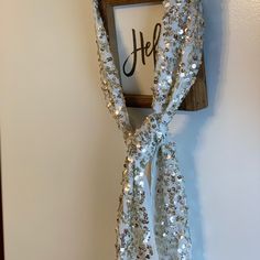 Nwt Sequined Scarf Sequin Scarf, Scarf Wrap, Scarf Accessory, Womens Sizes, Fast Delivery, Women Accessories, Women Shopping, Color