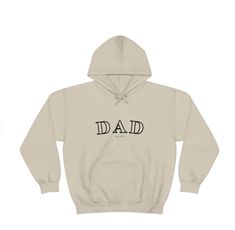 Introducing our "Dad Est." Sweatshirt, the ultimate Father's Day gift that combines comfort, style, and sentimental value. This remarkable sweatshirt is designed to honor and celebrate the incredible journey of fatherhood, making it a truly special and meaningful present. Order the "Dad Est." Sweatshirt now and give him a token of appreciation that will warm his heart and bring a smile to his face every time he wears it. Kangaroo Pocket, Hooded Sweatshirt