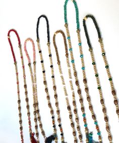 Handmade Wooden Beaded Glasses Chain,Sunglasses Cord, Eye Glass Holder,Boho Hippie Mask Chain,Summer Jewelry,Beach Eye Wear Lanyards Gifts If you are tired of playing hide and seek with your glasses and masks, there is a colorful news for you! Thanks to our handmade eyeglass straps, which make it almost impossible to lose glasses and give life to boring frames, you can wear your glasses comfortably by hanging them on your neck when not wearing them. It completes your full BOHO chic look! You can Casual Wooden Beads Jewelry For Summer, Trendy Beaded Bracelets For Summer Festivals, Bohemian Summer Beaded Bracelets With Colorful Beads, Trendy Summer Festival Beaded Bracelets, Handmade Beaded Bracelets For Summer Festival, Brown Beaded Bracelets For Beach, Brown Beaded Bracelets For Beach With Round Beads, Casual Wooden Beads For Festival, Tiny Beaded Bracelets For Summer Vacation