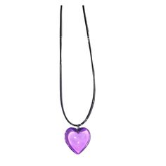 PRICES MAY VARY. Love Heart Necklace:This is a simple heart shape but stylish design, with delicate attractive transparent gemstone pendant that is a beautiful piece that is easy to wear every day. Heart Charm Size:2.5*2.5 cm/0.98*0.98 inch; Link Chian Length:50+5cm/ 19.6+1.96 inch; Weight:about 8g/piece. Material:made of coloured glaze glass and stainless steel chain.With environmental and friendly material,hypoallergenic, cadmium, lead and nickel free. The simple and trendy love heart necklace Necklace Y2k, Heart Shaped Pendant Necklace, Charm Pendant Necklace, Heart Shape Pendant, Colourful Necklace, Glass Heart, Girls Jewelry, Trendy Jewelry, Steel Chain