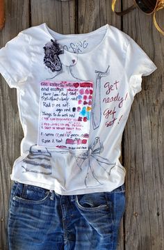 This t-shirt is unique, aesthetic and painted by artist me with a special acrylic and a brush. It also includes patchwork by stitching fabrics with embroidery thread. Express yourself with a one-of-kind aesthetic style just like I do with my painting. This shirt is purely made in USA Color: Light Gray SIZE: S   Chest: 16"   Length:24" Care of goods machine wash in cold water delicate cycle color separate tumble dry low do not bleach Hand Painted Short Sleeve Cotton Top, Hand Painted Crew Neck Tops For Summer, Hand-painted Crew Neck Tops For Summer, Hand Painted Cotton Short Sleeve Top, Cotton Tops With Custom Artwork For Summer, Casual Hand Painted Cotton Tops, Casual Cotton Hand Painted Tops, Artsy Cotton Top With Screen Print, Artsy Cotton T-shirt For Spring