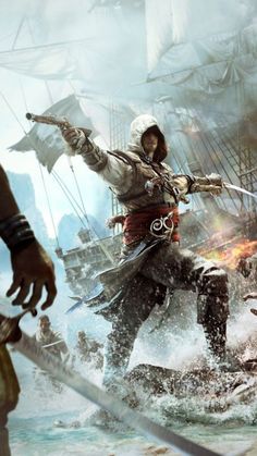 Assassin's Creed Edward Kenway, Assassins Creed Movie, Creed Movie, Assassin's Creed Wallpaper, Assassins Creed Black Flag, Marvel Concept Art, Assassins Creed 2, Edwards Kenway, All Assassin's Creed