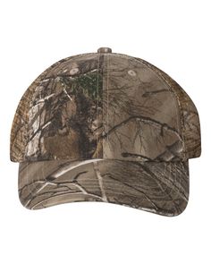 Washed Mesh-Back Cap - REALTREE XTRA - ADJUSTABLE | Kati Washed Mesh-Back Cap in Realtree Xtra Size Adjustable | Cotton/Polyester Blend Camo Trucker Hat, Pet Hammock, Camo Hat, Hanging Hammock, Camo Hats, Mesh Hat, Mesh Cap, Camouflage Patterns, Brushed Cotton