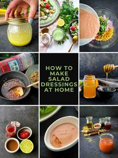 how to make homemade dressings at home