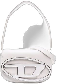 Luxury White Bag With Logo Hardware, Chic White Shoulder Bag With Logo Hardware, White Crossbody Shoulder Bag With Logo Hardware, White Leather Shoulder Flap Bag, Elegant White Shoulder Bag With Logo Hardware, White Rectangular Bag With Logo Plaque, White Shoulder Bag With Logo Hardware For Everyday Use, White Shoulder Bag With Logo Hardware, Designer White Flap Bag With Detachable Strap