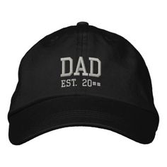 Dad Est. Embroidered Baseball Cap  gifts for grandpa diy, photo fathers day gifts, diy for dad gifts #fathersdaygifts #notincompetitionwithanyone #personalizacheerleadingbag King Hat, Custom Wedding Monogram, Baseball Monogram, Baseball Trucker Hat, Embroidered Baseball, Embroidered Wedding, Embroidered Caps, Embroidered Baseball Caps, Embroidered Hats