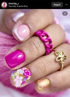 #nails#naildesign#nailart#nailsofinstagram#nailsideas#nails2024 #trendnails #nailsinspire#uñas Overlay Ideas, Ideas Uñas, Nail Glam, Acrylic Overlay, Nails Arts, Short Gel Nails, Short Nail