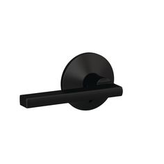 a black toilet roll holder on a white background