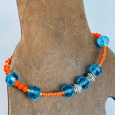 Aqua Blue/Orange Colorful Crystal Beaded Artisan Bracelet Size L 8-8.5” New Beautiful And One Of A Kind Artisan Bracelet; Great For Spring And Summer; 8" Long W/Extender Up To 8.5" Check Also Matching Earrings In My Closet Https://Poshmark.Com/Listing/Aqua-Blueorange-Crystals-Beaded-Artisan-Dangle-Earrings-1-New-643b4babdff1f156380ba55e Handmade Artisan Hand Crafted Mother's Day Gemstones Crystals Beaded Gift Dainty Delicate Colorful Orange Bohemian Beaded Bracelets With Faceted Beads, Adjustable Orange Spacer Beads, Adjustable Orange Beaded Necklace With Faceted Beads, Adjustable Orange Faceted Beaded Bracelet, Orange Polished Beads Bracelet, Orange Faceted Beaded Bracelets, Orange Faceted Round Beaded Bracelets, Traditional Blue Beaded Bracelets With Large Beads, Traditional Blue Polished Beaded Bracelets