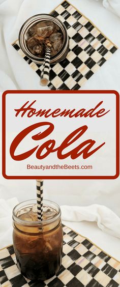 there is a sign that says homemade cola on it