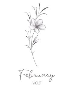 February violet birth month flower tattoo art.  #art #aesthetic #birthmonthflower #birthmonthflowertattoo #birthday #linework #lineart #linetattoo #fineline #finelinetattoo #drawing #sketch #wallartdecor #wallartprints #february #violet #minimalist #custom #tattoo #flowers #floral #bouquet Violet And Sweet Pea Tattoo, February Birth Month Flower Tattoo, Feb Flower Tattoo, February Birth Flower Tattoo Ideas, Violet Tattoo Flower Birth Month, Violet And Iris Tattoo, Violet Fine Line Tattoo, February Flower Tattoo Birth Month