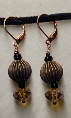 Handmade brown earrings Brown Earrings, Louisville Ky, Jewelry Earrings Dangle, Beaded Jewelry, Dangle Drop Earrings, Dangle Earrings, Jewelry Earrings, Ships, Drop Earrings