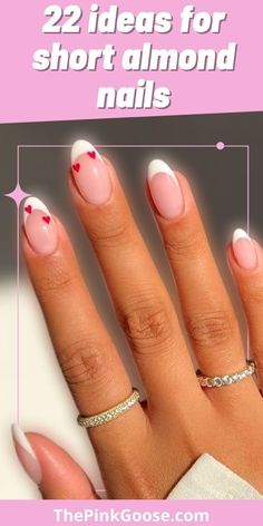 22 Trendy Short Almond Nail Ideas for a Goodest Look Extra Short Almond Nails, Short Almond Nail Ideas, Bright Blue Nails, Coral Pink Nails, Bubblegum Pink Nails, Yellow Toe Nails, Almond Nail Ideas, Grow Long Nails, Classy Almond Nails