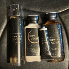 Bath & Body Works Fine Fragrance Mist (8 Oz), Hand Lotion (1 Oz), Body Lotion (8 Oz), Shower Gel (8 Oz) - Into The Night - Never Used Bath & Body, Into The Night Bath And Body Works, Into The Night Perfume, Bath Body Works Perfume, Bath And Body Works Set, Best Body Lotion, Bath & Body Works, Bath N Body Works, Fragrances Perfume Woman