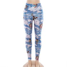 Gender: Women Item Type: Leggings Waist Type: High Fabric Type: Knitted Material: Polyester,Spandex Pattern Type: Print Length: Ankle-Length Style: Casual Model Number: P1732758 Blue Elastane Leggings For Loungewear, Winter Blue Leggings, Blue Winter Leggings, Casual Blue Tights, Casual Blue Elastane Tights, Casual Blue Elastane Leggings, Winter Blue Stretch Tights, Trendy Blue Stretch Leggings, Casual Blue Stretch Tights