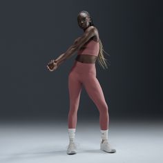 Whether it's yoga or a bike ride or a walk, you can move freely in our unbelievably soft Nike Zenvy leggings. Their InfinaSoft fabric is lightweight—but still squat-proof!—with softness that you can feel with every bend, stretch and shift. Fewer pockets give you a streamlined look, but the drop-in pocket at the center back is still big enough to hold your phone. Plus, they're durable enough for you to move, wash and wear again and again. Nike Zenvy, Legging Nike, Nike Outfit, Nike Models, Leggings Nike, Training Clothes, Women Yoga, Women Lifestyle, Workout Motivation