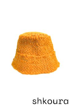 The #best decision for fall-winter season MATERIAL: Made of 100% #wool. #Linen (Lining) #fashionstyle #orange #hat #crafts Handmade Wide Brim Bucket Hat For Winter, Handmade Curved Brim Bucket Hat For Winter, Orange Wide Brim Hat For Winter, Winter Wide Brim Bucket Hat, Handmade Winter Bucket Hat With Short Brim, Winter Wide Brim Bucket Hat One Size, Handmade Bucket Hat With Curved Brim For Winter, Winter Orange Hat With Short Brim, Handmade Cloche Hat For Winter