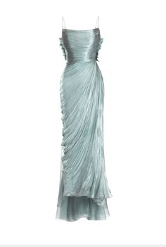 Plisse Dress, Maria Lucia Hohan, Skirt Draping, Silk Gown, Dreamy Dress, Glam Dresses, Fancy Dresses, Ball Dresses, Dream Dress