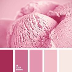 the color pink is used to make ice cream for desserts and other things like cake