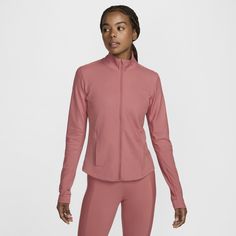 Zip up the One that's good for whatever your day has in store. This easy-fitting layer's midweight, peachy-soft fabric stretches with your every move and dries quickly.﻿ Ribbed panels and thoughtfully placed seams create a fresh, sleek look. First Rib, Layer Top, The Cafe, Black Activewear, Women Lifestyle, Sporty Look, Sleek Look, New Nike, Nike Tops