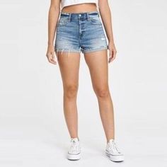 Daze Women's D4005jsn-Pls Troublemaker Cuffed Jean High Rise Short Poolside Size 28. This High Waisted Jean Shorts Are A Total Everyday Essential For Sunny Days Lounging Or Out And About. We Love The Cuff And Distressed Detail And This Super Versatile Wash. Distressed Denim Short Made In Eco-Friendly Fabric With Rip Detailing And A Cuffed Hem. Button And Zip Fly. Five Pockets. 65% Cotton / 34% Organic Cotton / 1% Spandex. Machine Wash. Imported. Style: D4005jsn-Pls. Short, Shorts, Highrise, Cuff High Waisted Jean, Cuffed Jeans, High Waisted Jean Shorts, Size 28 Jeans, Denim Short, Distressed Denim Shorts, Eco Friendly Fabric, High Rise Shorts, Short Shorts