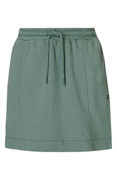 Cut from an ultrasoft organic-cotton blend, this drawstring skirt with handy pockets is too cute and comfy to reserve for just before or after your workout. 16" length (size Medium) Elastic/drawstring waist Side-seam pockets 50% organic cotton, 50% modal Machine wash, tumble dry Made in Turkey Cotton Mini Skirt With Elastic Waistband, Casual Cotton Skirt With Elastic Waistband, Casual Skirt With Elastic Waistband For Everyday, Casual Everyday Skirt With Elastic Waistband, Green Casual Cotton Skirt, Cotton Mini Skirt With Drawstring, Casual Cotton Skirt With Drawstring, Everyday Relaxed Cotton Skirt, Everyday Relaxed Fit Cotton Skirt