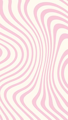 an abstract pink and white background with wavy lines