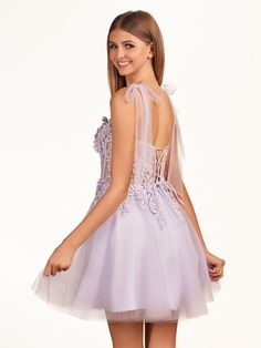 Sierra is perfect for a memorable homecoming night, crafted from delicate lavender lace, this dress features a sweetheart neckline with spaghetti straps for a touch of elegance. The sleeveless design and zipper back ensure comfort and a sleek fit. Adorned with intricate floral appliques, Sierra blends charm and sophistication Details Silhouette: A-Line Style Fabric: Lace Fabric Color: Lavender Color Length: Short Length Neckline: Spaghetti Straps Neckline Sleeves: Sleeveless Back: Lace-Up Back E Prom Dresses Long Pink, Prom Dresses Long Lace, Corset Dress Prom, Prom Dresses For Sale, Lace Prom Dress, Lavender Floral, White Corset, A Line Shorts, Short Homecoming Dress