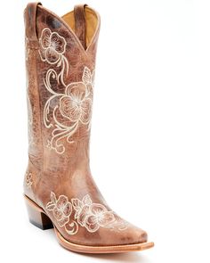 Country Dancing, Women's Cowboy Boots, Womens Cowgirl Boots, Boot Barn, Handcrafted Boots, Leather Western Boots, Cowgirl Western, Closet Goals, Leather Floral