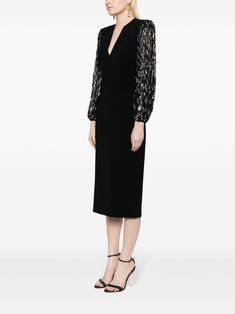 Embellished Midi Evening Dress, Luxury Midi-length Sequin Dress, Sequin Midi Length Cocktail Dress, Elegant Sheath Midi Dress With Sequins, Luxury Sheath Midi Dress For Evening, Cocktail Midi Evening Dress With Sequins, Evening Midi Sequin Dress With Contrast Sequins, Chic Embellished Midi Dress For Formal Occasions, Chic Embellished Midi Dress For Formal Events