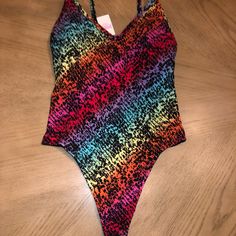 Rainbow Snake Print Bodysuit Size Xs - Pink Victoria’s Secret Brand New W/ Tags Trendy Multicolor One-piece Bodysuit, Casual Multicolor Printed Bodysuit, Casual Printed Multicolor Bodysuit, Multicolor Stretch V-neck Bodysuit, Casual Multicolor Bodysuit For Swimming, Multicolor Stretch Bodysuit Casual Style, Spring Multicolor V-neck Bodysuit, Trendy Multicolor Printed Bodysuit, Casual Multicolor Stretch Bodysuit