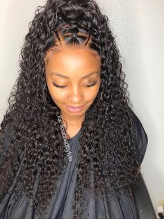 Cute Weave Hairstyles, Messy Ponytail Hairstyles, Natural Hair Ponytail, Tail Hairstyle, Black Ponytail, Black Curly Hair