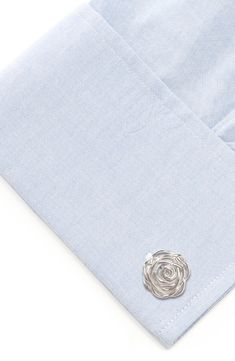 Finely crafted floral style elevates eye-catching cuff links fashioned from bright sterling silver. 3/4" x 3/4" Sterling silver Imported Junior Groomsmen, Sterling Silver Cufflinks, Silver Cufflinks, Silver Spring, Floral Style, Cuff Links, Silver Roses, Cufflinks, Nordstrom