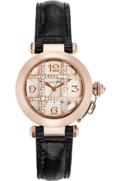 This pre-owned Pasha De Cartier Classique is crafted from rose gold with a pink dial featuring arabic markers.... Replete with a black alligator strap with tang buckle, it is an exceptional choice for any collection. The Pasha is a highly sought-after classic. It was created by Louis Cartier in the 1930’s for the Pasha of Marrakech, who wished for a watch that was both water resistant for his daily swims as well as elegant enough for royal duties. The Pasha has since seen countless reinterpretations, each characterized by a sense of simple elegance. Cartier exists where timekeeping meets the world of exquisite jewelry. Across its exceptional collections, Cartier strives to present a perfect equilibrium between form and function, utilizing an astute combination of modern innovation and este Pasha De Cartier, Cartier Pasha, Watch Winders, Black Alligator, Pre Owned Rolex, Simple Elegance, Sport Watches, Exquisite Jewelry, Marrakech