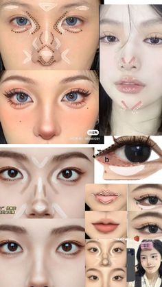 Tan Skin Makeup, Asian Makeup Tutorials, Preppy Makeup, Korean Makeup Tips, Makeup Trial, Beauty Makeup Tutorial, Makeup Artist Tips, Character Makeup