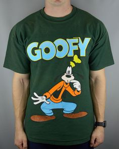 Vintage Goofy 90S T Shirt Single Stitch Easy 30 day return policy Stitch Gift, Stitch Cartoon, Stitch Shirt, Unisex Fashion, Men Short Sleeve, Fashion Games, New Outfits, Tank Shirt, Cotton Shirt