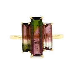 14K Solid Gold Watermelon Tourmaline Ring/ Unique Bio Color Gemstone Wedding Ring for Women/Genuine Three Stone One of a Kind Jewelry NOTE: These Bío Tourmaline gemstones, sourced from natural mines, exhibit inherent variations in both color and shape. As each gemstone is unique, so we will provide you stone selection to choose from. * SKU: SGR02472 * Made to Order * Gold Purity: 14K Solid Gold (stamped) * Custom Gold Color: Yellow, Rose, White Gold * Custom Gold Purity: 10K/14K/18K (Charges May Wedding Tourmaline Gemstones, Green Tourmaline Wedding Rings, Yellow Gold Tourmaline Wedding Ring, Heirloom Tourmaline Jewelry For Weddings, Tourmaline Three-stone Ring As A Gift, Heirloom Tourmaline Wedding Jewelry, Tourmaline Three-stone Ring For Gift, Tourmaline Three-stone Ring Perfect For Gifting, Tourmaline Three Stone Ring Perfect As A Gift