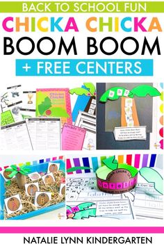 the back to school chicka boom book and free center