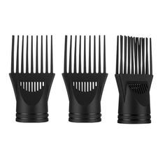 Made from heavy-duty material for long lasting use. Heat-resistant and sturdily-built without the frustrating issues of breaking or bending teeth. The black concentrates air flow to detangle and straighten your hair in one step. The small ,extra set of teeth at the base of the comb made all of the difference, your hair would be combed twice with each pass, making your hair super smooth and straight, cutting your styling time in half! Wont release harmful substances when comb through your hair, m Hair Dryer Comb Attachment, Curly Hair Diffuser, Blow Dryer Comb Attachment, Hair Dryer Accessories, Hair Dryer Diffuser, Hair Dryer Comb, Hair Diffuser, Blow Dry Hair, Professional Hair Dryer