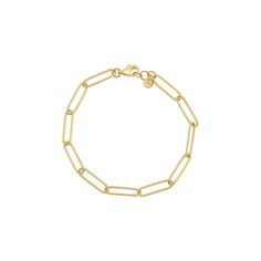 Add a modern finishing touch to any ensemble with this sweet 10k gold Taylor Grace textured paperclip chain bracelet. Add a modern finishing touch to any ensemble with this sweet 10k gold Taylor Grace textured paperclip chain bracelet. FEATURES Length: 7 in. + 0.5-in. extender Clasp: lobster-claw Nickel free Metal: 10k gold Finish: textured Packaging: boxed Size: 7.5". Gender: female. Age Group: adult. Yellow Gold Paperclip Cable Chain Bracelet, Timeless Gold Link Bracelet With Paperclip Chain, Timeless Chain Bracelet With Rectangular Paperclip Links, Timeless Gold Paperclip Chain Link Bracelet, Timeless Paperclip Chain Bracelet With Rectangular Links, Timeless Yellow Gold Paperclip Chain Bracelet, Modern Paperclip Bracelet With Cable Chain For Formal Occasions, Timeless Paperclip Chain Bracelet, Yellow Gold Paperclip Bracelet With Box Chain For Everyday