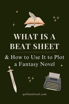 Ever thought of using a beat sheet to plot out your fantasy novel? This post will show you how to use a beat sheet and offers tips, tricks and examples to guide you.  #FantasyWriting #Beatsheet #WorldBuilding #WritingTips How To Plan A Book Plot, How To Plot A Novel, Fantasy World Writing, Writers Advice, Beat Sheet, Plotting A Novel, Character Arcs, Writing Genres, Creative Writing Classes