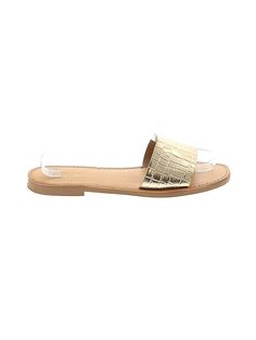 SODA Sandals Size: 8 Shoes - used. No Fabric Content | SODA Sandals: Gold Shoes - Size 8 Soda Sandals, Sandals Gold, Gold Shoes, Gold Sandals, Handbags For Women, Women's Shoes Sandals, Shoes Sandals, Women Handbags, Women Shoes