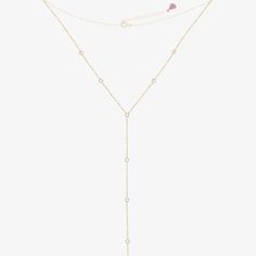 Emily Diamond Lariat Necklace Diamond Lariat Necklace, Silver Lariat Necklace, Lariat Necklace Silver, Cz Diamond, Lariat Necklace, Chain Pendants, Cable Chain, Gold Vermeil, Round Diamonds